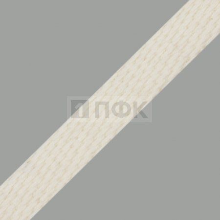 Шнур для одежды 15мм 100% Х/Б цв бежевый св (уп 100м/1000м)