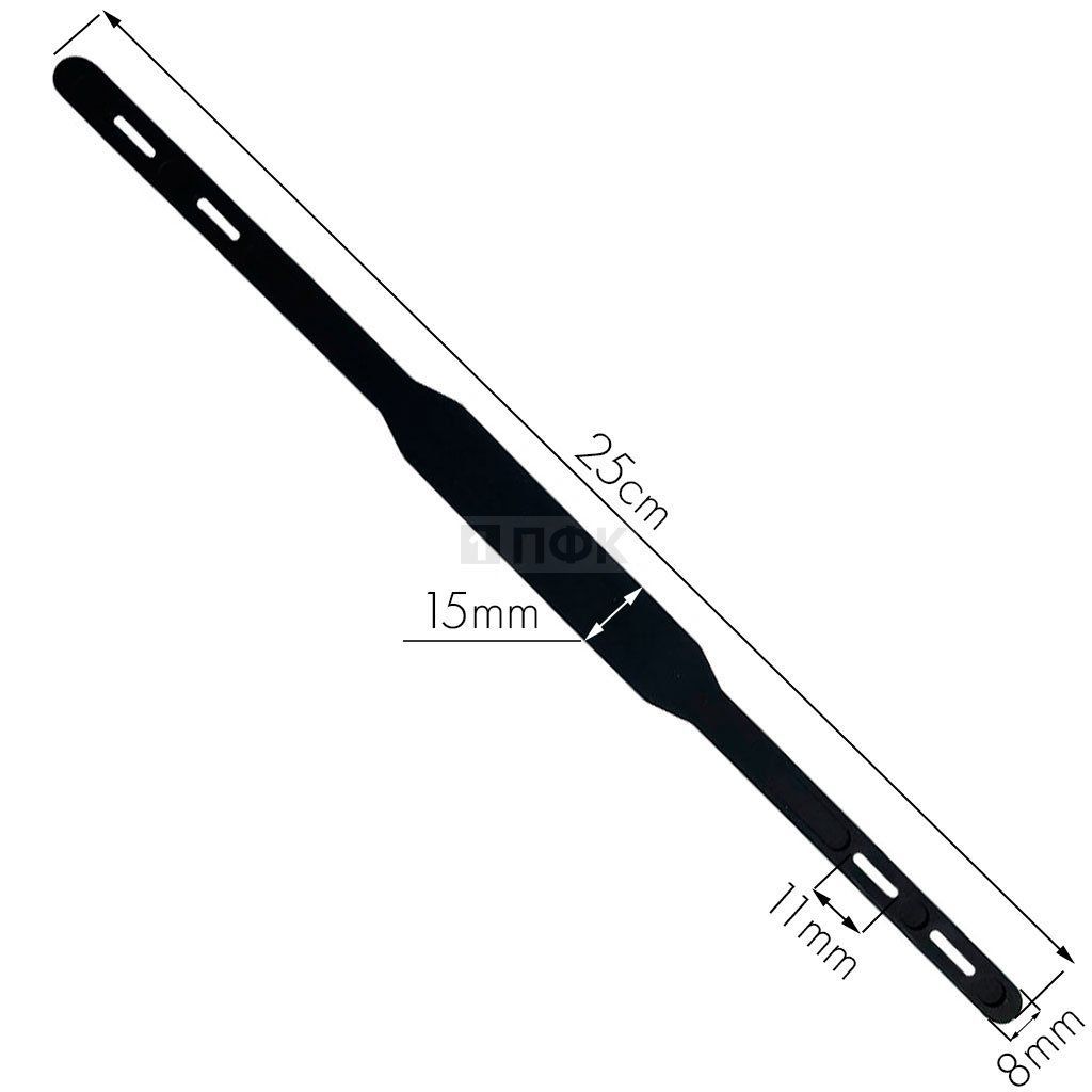 Штрипки цв черный (уп 500шт) Китай