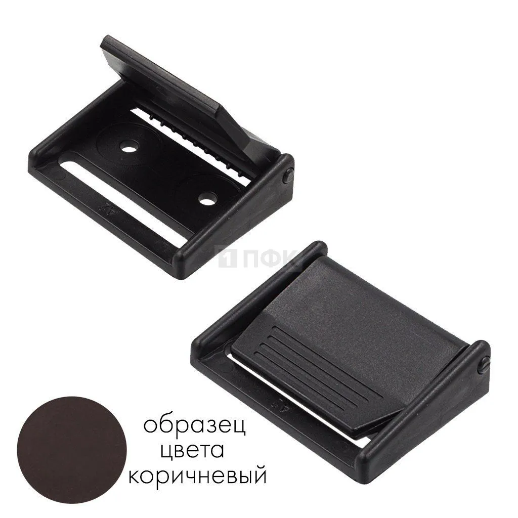 Пряжка FA-40 (самосброс) ПА 40мм цв 82 коричневый (уп 1000шт) — ПФКР Пряжка FA-40 (самосброс) ПА 40мм цв 82 коричневый (уп 1000шт)